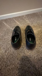 Men’s Black leather dress shoes Nunn Bush size 8.5 lightly worn
