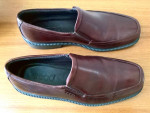 ECCO Men’s Shoes Brown Slip On Casual Comfort Loafers Shoes Eur 41, US