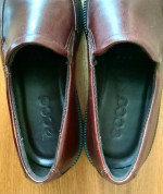 ECCO Men’s Shoes Brown Slip On Casual Comfort Loafers Shoes Eur 41, US