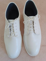 Navy Shoes, White, Men's 9.5D