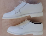 Navy Shoes, White, Men's 9.5D