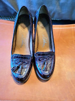 Sam Edleman ladies Croc and leather shoes sz 7 med