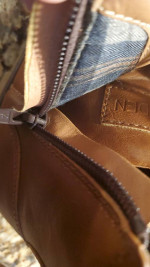 MADDEN M. DANIEL LEATHER SHOES/BOOTS BROWN 9.5 PRE-OWNED