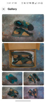 Columbia Hiking Shoes Mens Size 10.5 Brown Blue Black Baby blue