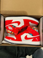 Nike x Air Jordan Red Barcelona Used Mid-top Men’s shoes size 11.5