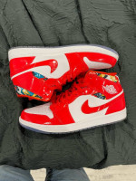 Nike x Air Jordan Red Barcelona Used Mid-top Men’s shoes size 11.5