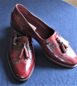 Mario Bruni SHOES, LOAFERS, SLIP-ON NEW Men's Leather Burgundy Sz. 8-8