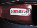Mario Bruni SHOES, LOAFERS, SLIP-ON NEW Men's Leather Burgundy Sz. 8-8
