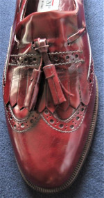Mario Bruni SHOES, LOAFERS, SLIP-ON NEW Men's Leather Burgundy Sz. 8-8