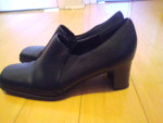 Aerosoles Square Toe Black Leather Shoes. Women's Size 7