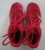 Youth Boys Size 3.5 Adidas Cloudfoam Ortholite Red Basketball Shoes