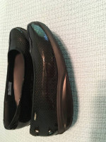 MBT   black patent shoes