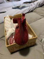 Burgundy woman’s shoes