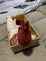 Burgundy woman’s shoes