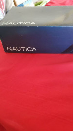 BOYS NAUTICA NAVY BOAT SHOES NEW SIZE 4