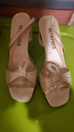 METHAPHOE WOMEN'S SHOES HEELS SIZE 7M NEW