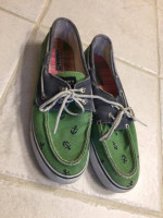 Ladies Sperry Top Sider Nautical Boat Shoes - Size 9M