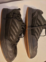Shoes Men's/Youth size 12 Black (Flat tread, good for Skateboarding)