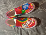 New hand painted womens shoes