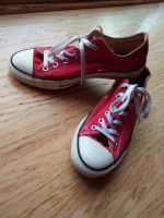 Red Converse Chuck Taylor Shoes