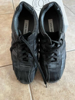Men’s Size 8 Steve Madden P-Teton Black leather Shoes