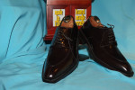 NEW BOSS Hugo Boss men's dress shoes Italy sz. 8.5 US Box $AVE!
