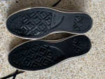 Converse leather shoes with decoration