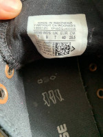Converse leather shoes with decoration