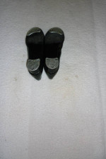 Like New, Little Girls Black Tap Shoes, Various Sizes