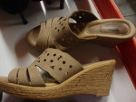 Spring Step Beige Slip On Shoes Size 9