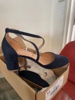 Navy dress shoes