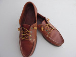 Ladies Vintage 1970's Bass Leather Boat/Loafer Shoes