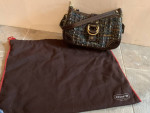 NWT COACH #D05K-8F15 Multi-Color TWEED Baguette Handbag w/Dust Bag
