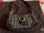 NWT COACH #D05K-8F15 Multi-Color TWEED Baguette Handbag w/Dust Bag