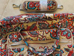 NEW-VERA BRADLEY LARGE TRAVEL BAG w/10 COMPARTMENTS+SHOULDER STRAP