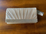 Satin Clutch / Handbag / Evening Bag, Champagne / Light Pink - New!