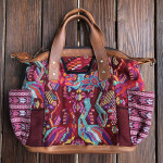 Nena & Co Huipil Weaving Convertible Day Bag (GC, Never Used)