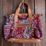 Nena & Co Huipil Weaving Convertible Day Bag (GC, Never Used)