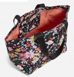 Vera Bradley Factory Style Large Family Tote Bag Lighten Up Tangerine