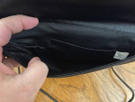 Beautiful Black Beaded Magid Soft Shoulder or Crossbody Bag with Tag