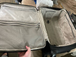 Samsonite Large Black Checked 4 Wheel Roller Bag Nice