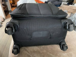 Samsonite Large Black Checked 4 Wheel Roller Bag Nice