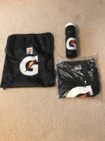 Gatorade T-shirt, Water Bottle and Drawstring Bag