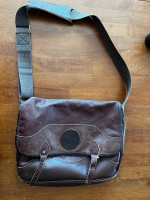 Duluth pack leather book bag