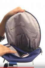 Baggallini Glide Travel Sling bag backpack blue new with tags