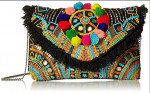 Circus by Sam Edelman Leighton multi clutch purse bag with chain new