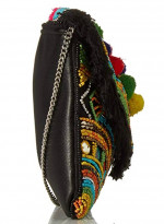 Circus by Sam Edelman Leighton multi clutch purse bag with chain new