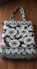 Vera Bradley Checkpoint Friendly Camellia Travel Laptop Bag