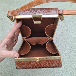 Vintage alligator skin bag