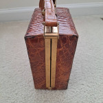Vintage alligator skin bag